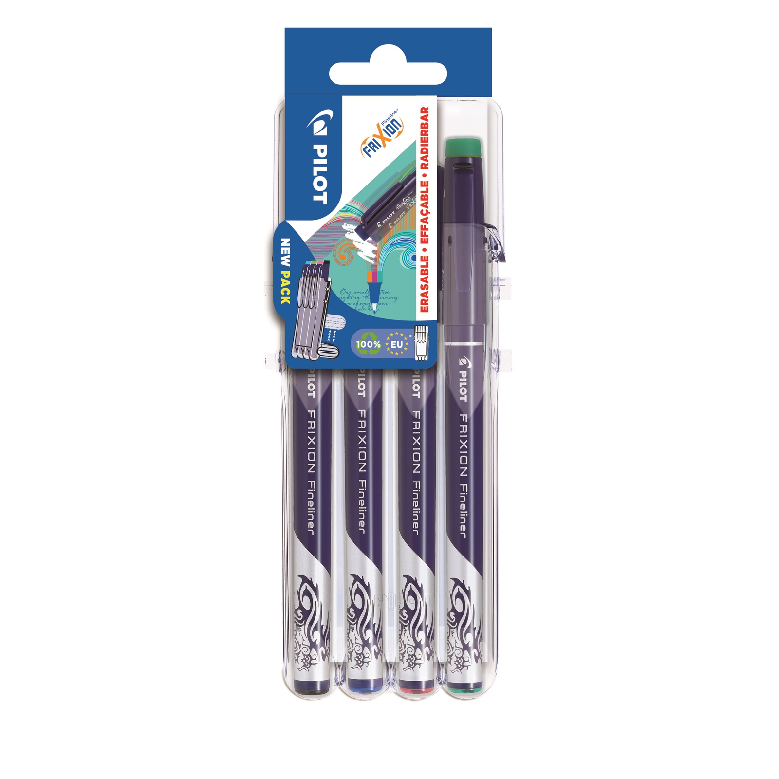 PILOT FriXion Fineliner Set2GO 4 színű BASIC (3131910537175)