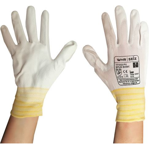 Tenyéren PVC kesztyű 08/M-méret 10 pár (120695) (kesz120695)