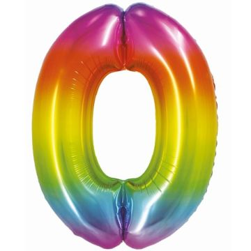 Godan Szivárvány színű, számos fólia lufi, 76 cm - 0 (CH-STC0) (CH-STC0)
