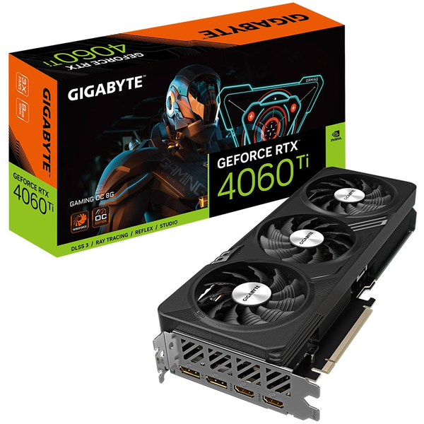 Gigabyte GAMING GeForce RTX­­ 4060 Ti OC 8G NVIDIA GeForce RTX 4060 Ti 8 GB GDDR6