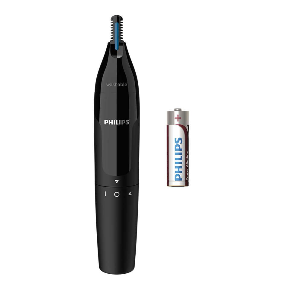 Philips Norelco NOSETRIMMER Series 1000 NT1650/16 szakáll/hajnyíró Fekete Lúgos (NT1650/16)