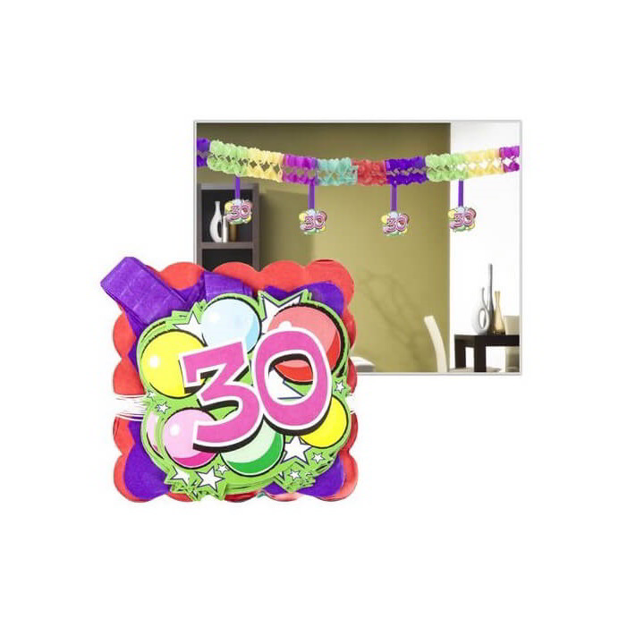 Girland 400x12x12 cm 30. születésnap (FA10004-30)