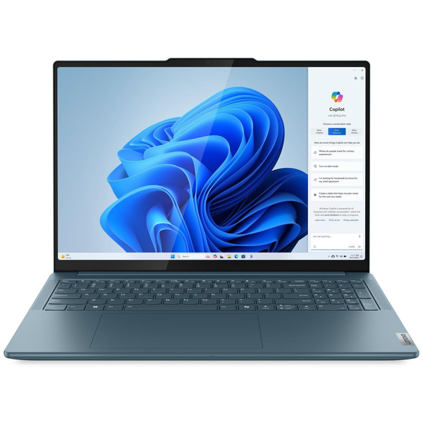 Lenovo Yoga Pro 9 16IMH9 Intel Core Ultra 7 155H Ноутбук 40,6 см (16") 2K 16 GB LPDDR5x-SDRAM 1 TB SSD NVIDIA GeForce RTX 4060 Wi-Fi 6E (802.11ax) Windows 11 Pro Английски Примкар