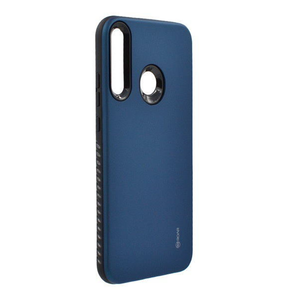 ROAR RICO ARMOR szilikon telefonvédő (közepesen ütésálló, műanyag hátlap, matt) SÖTÉTKÉK [Huawei P40 Lite E / Y7p] (5996457979141)