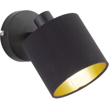 TRIO R80331079 Tommy fekete 1-es fali spot lámpa