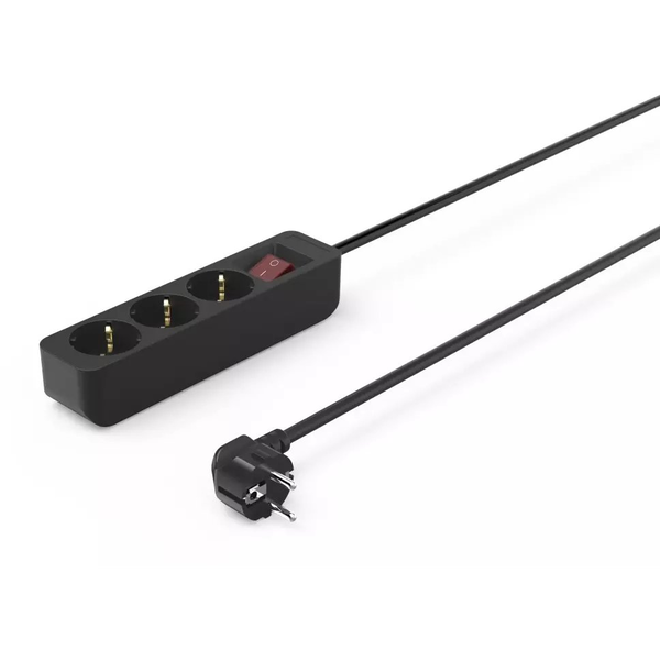 Hama 00223013 prolunghe e multiple 1,4 m 3 presa(e) AC Interno Nero