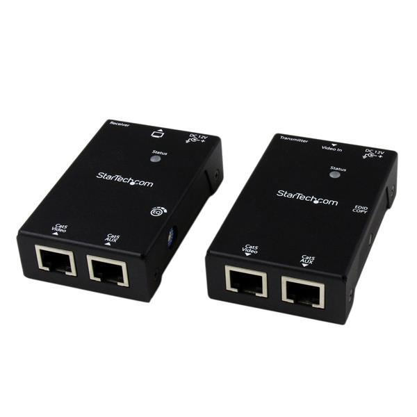 StarTech.com ST121SHD50 AV forlænger AV sender & modtager Sort