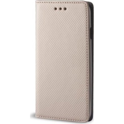 Smart Magnet Samsung S916 Galaxy S23 Plus Oldalra Nyíló Mágneses Könyv Tok Szilikon Belsővel Arany (8_2293769)