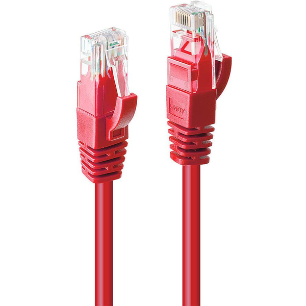 Lindy 48033 netværkskabel Rød 2 m Cat6 U/UTP (UTP)