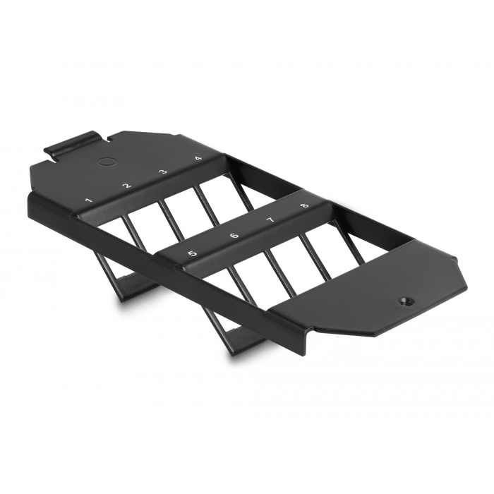 Delock 8 portos Keystone rögzítő fali aljzatba (88062) (88062)