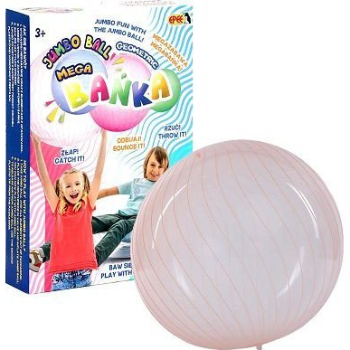 Epee Mega Jumbo Ball Geometric narancssárga felfújható gumilabda - 80 cm