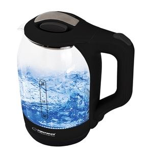 Rýchlovarná kanvica Esperanza Yukon 1500 W 1,7 l čierna