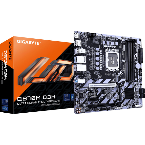 GIGABYTE Q870M D3H alaplap Intel Q870 LGA 1851 (Socket V1) Micro ATX
