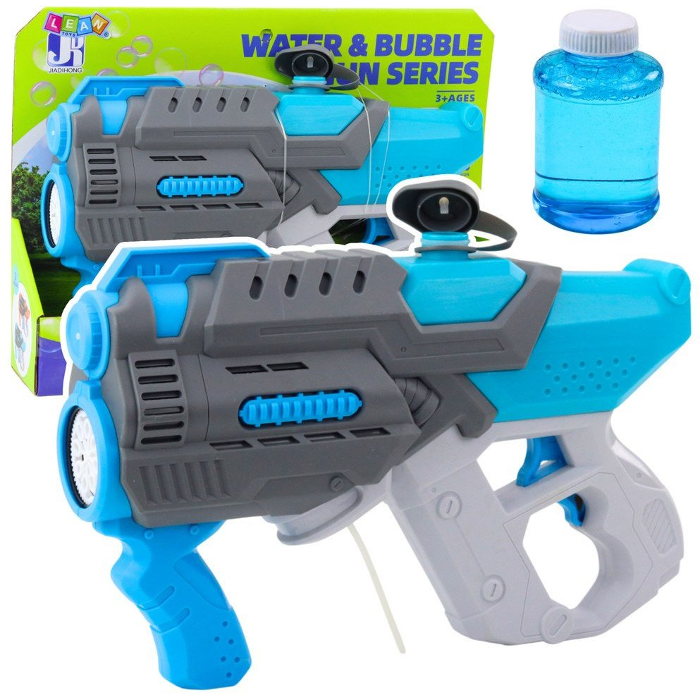 Elektromos Vízibuborék Pisztoly 2W1 Szürke Kék (23245)