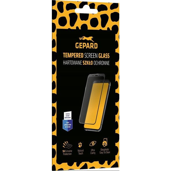 Szkło hartowane GEPARD Edge Full Glue Black do Huawei Pura 70