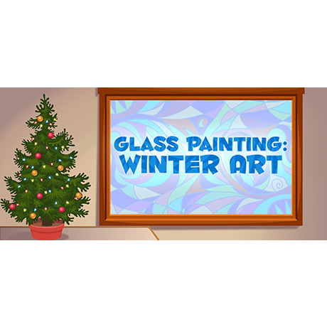 Glass Painting: Winter Art