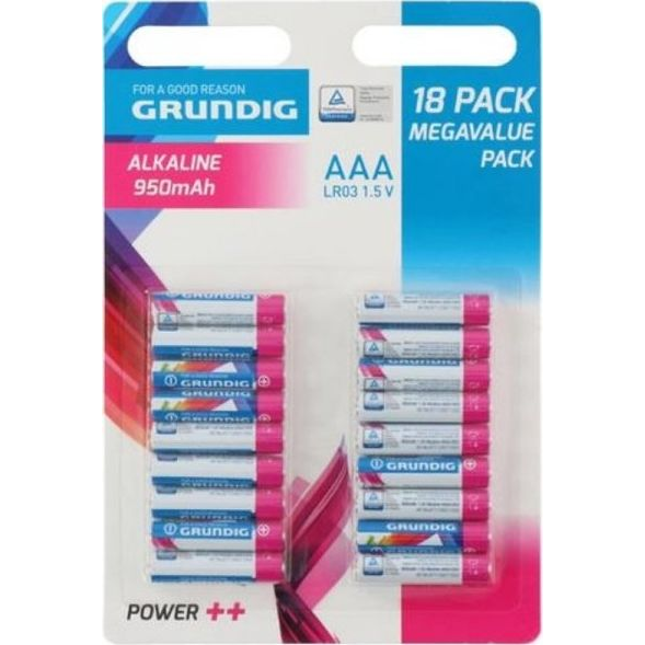 Grundig Bateria AAA / R03 950mAh 18 szt.