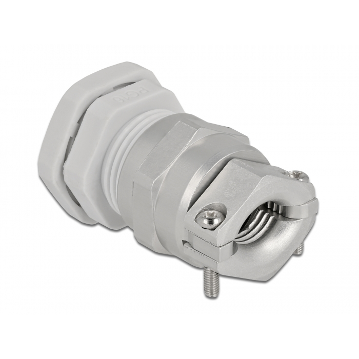 Delock Kábel tömszelence PG16 feszültség mentesítős és hajlítás védelemmel ellátott szürke (60358) (60358)