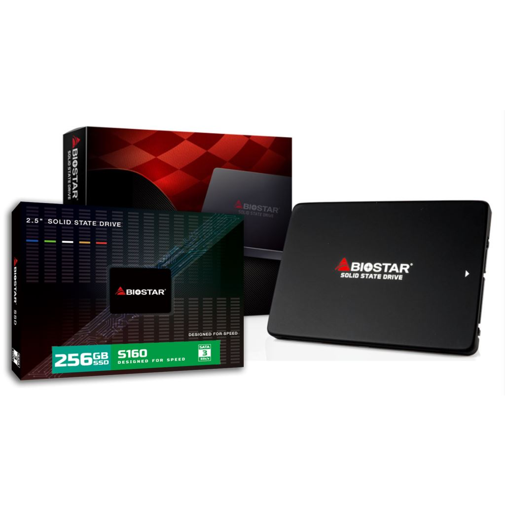 Biostar S160 256GB 2.5" SATA III SSD meghajtó (SA1022S2E36)