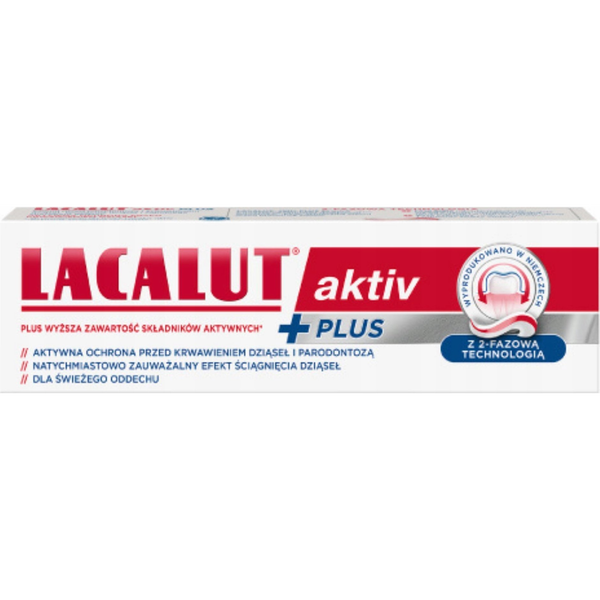 Lacalut  Lacalut Aktiv Plus Pasta do zębów 75 ml