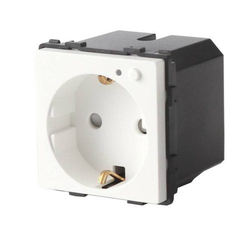 SMARTZILLA Tuya EU moduláris 230V aljzat Wifis fehér (2032101) (smart2032101)