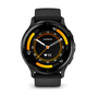Garmin Venu 3 okosóra fekete kerettel, bőr és szilikon szíjjal (010-02784-52) (010-02784-52)