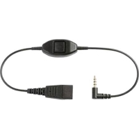 Jabra 8735-019 lydkabel 0,5 m QD 3.5mm Sort