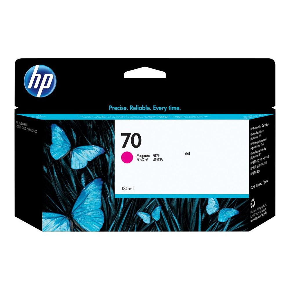 HP 70 - magenta - original - DesignJet - ink cartridge (C9453A)