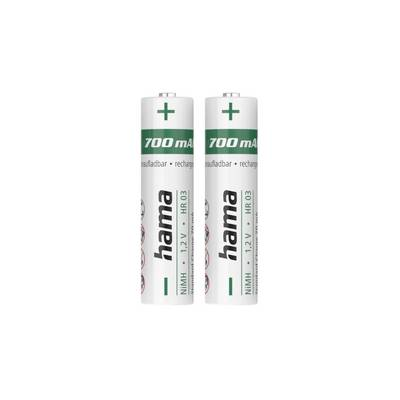 Hama 00223525 baterka Nabíjateľná batéria AAA Nikel-Metal Hydrid (nimh)