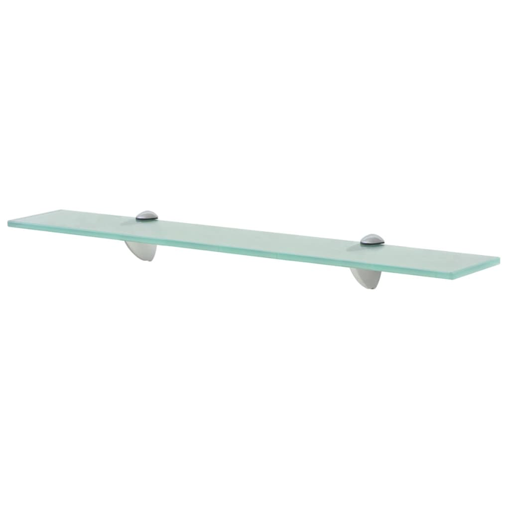 2 db lebegő üvegpolc 60 x 20 cm 8 mm (3051521)
