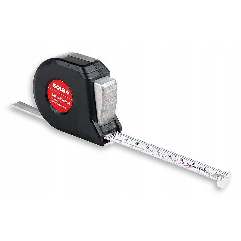 Tekercses mérőszalag Sola 3 m (51011601)