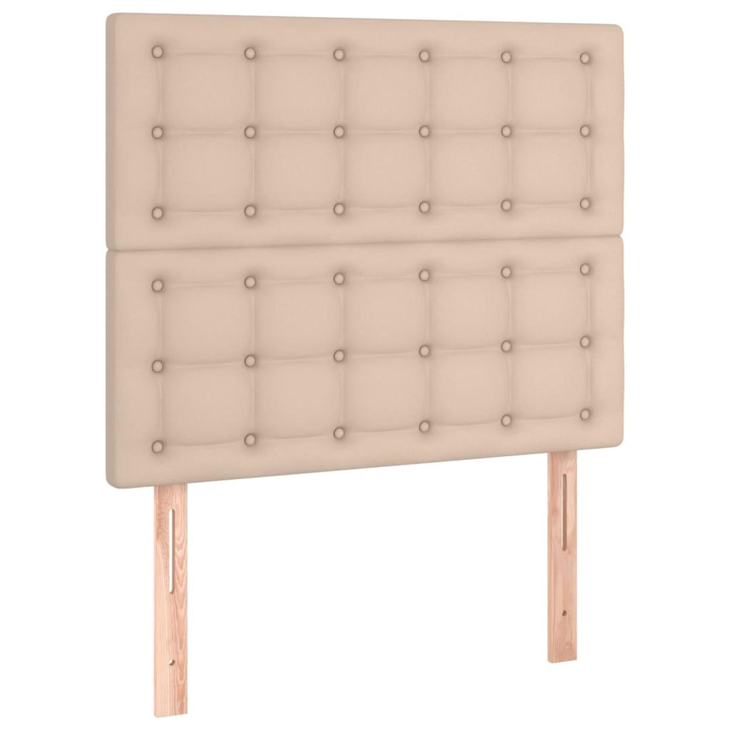 2 db cappuccino színű műbőr fejtámla 80 x 5 x 78/88 cm (3116409)