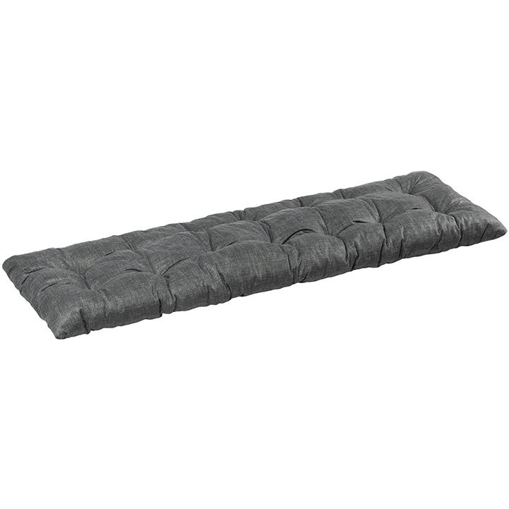 BELLATEX Bench seat 41 / 047 quilted 40 × 120 Uni graphite (11525)