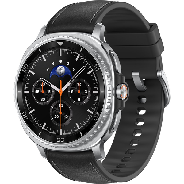 Samsung Galaxy Watch 8 Classic 3,3 см (1.3") AMOLED 46 мм Цифров 438 x 438 пиксела Тъчскрийн 4G Сребърен Wi-Fi GPS (сателитен)