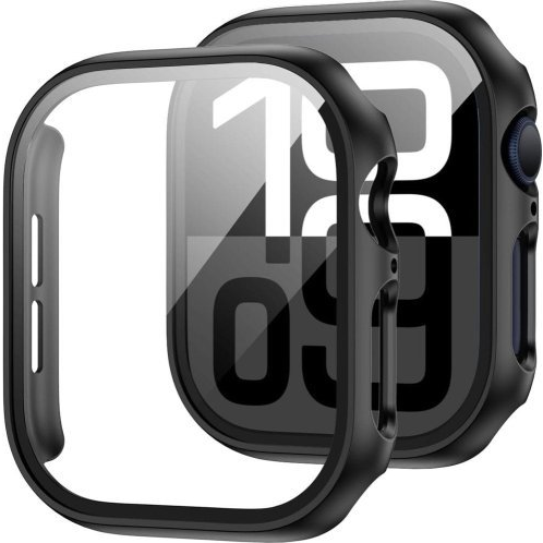 Pouzdro se sklem Tech-Protect pro Apple Watch 10 46 mm, kryt na hodinky