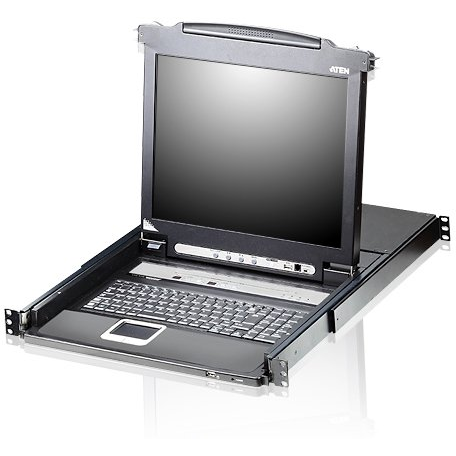 ATEN CL5708N racková konzola 48,3 cm (19") Čierna 1U