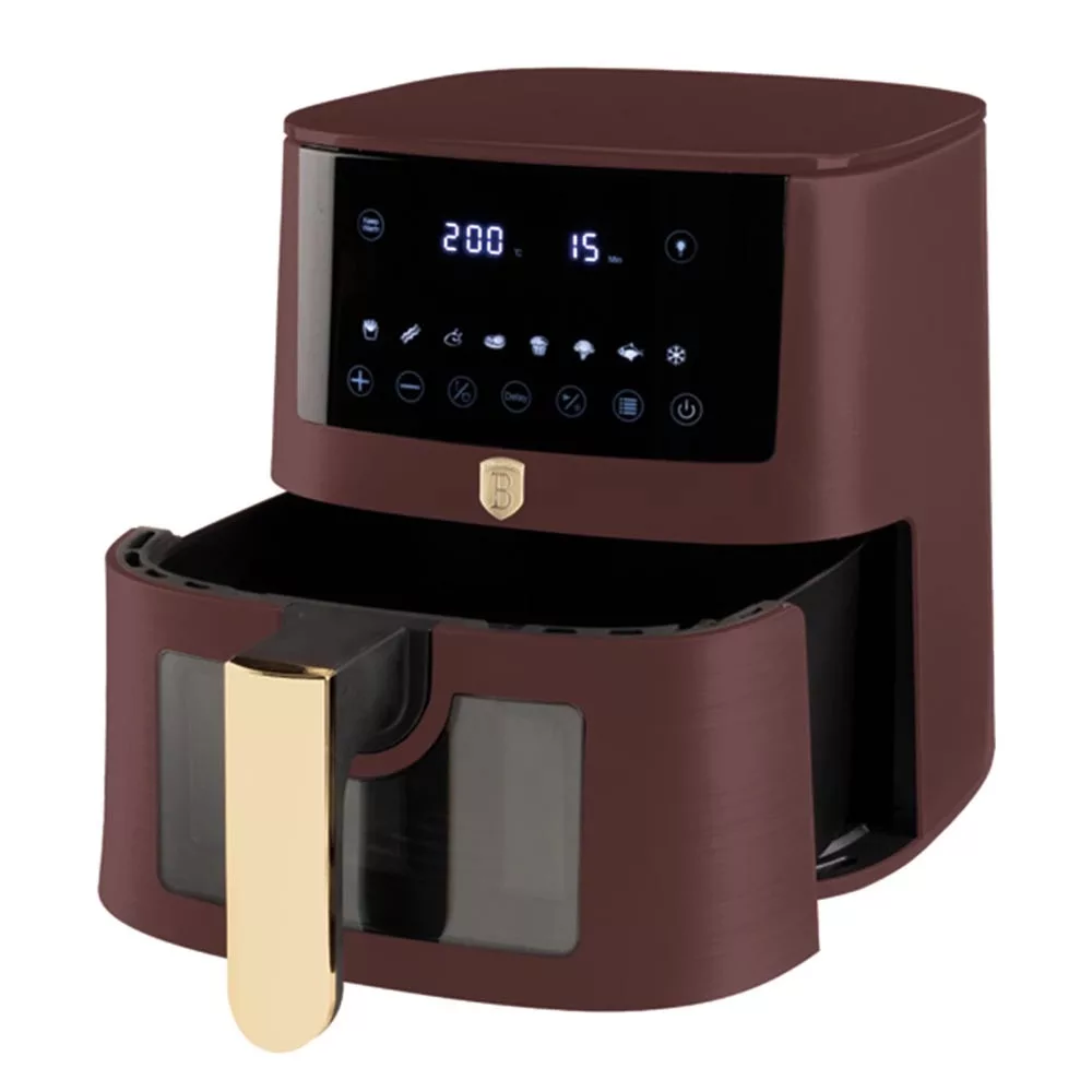 Berlinger Haus BH/9606 8L forrólevegős fritőz - Matt bordó (BH/9606)