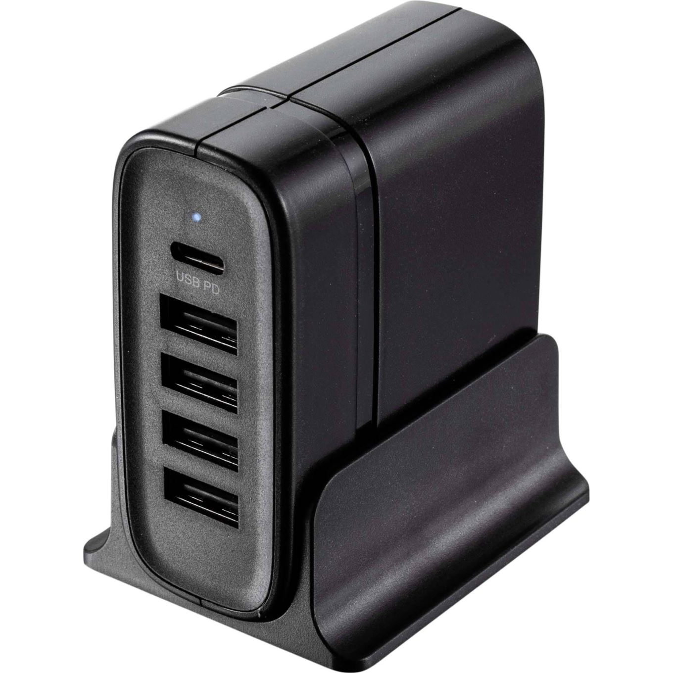 VOLTCRAFT 4xUSB-A + 1xUSB-C hálózati adapter fekete (VC-11374045) (VC-11374045)