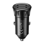 Remax RCC220 autós töltő 2x USB-A fekete + 3 az 1-ben kábel (RCC236 3in1)