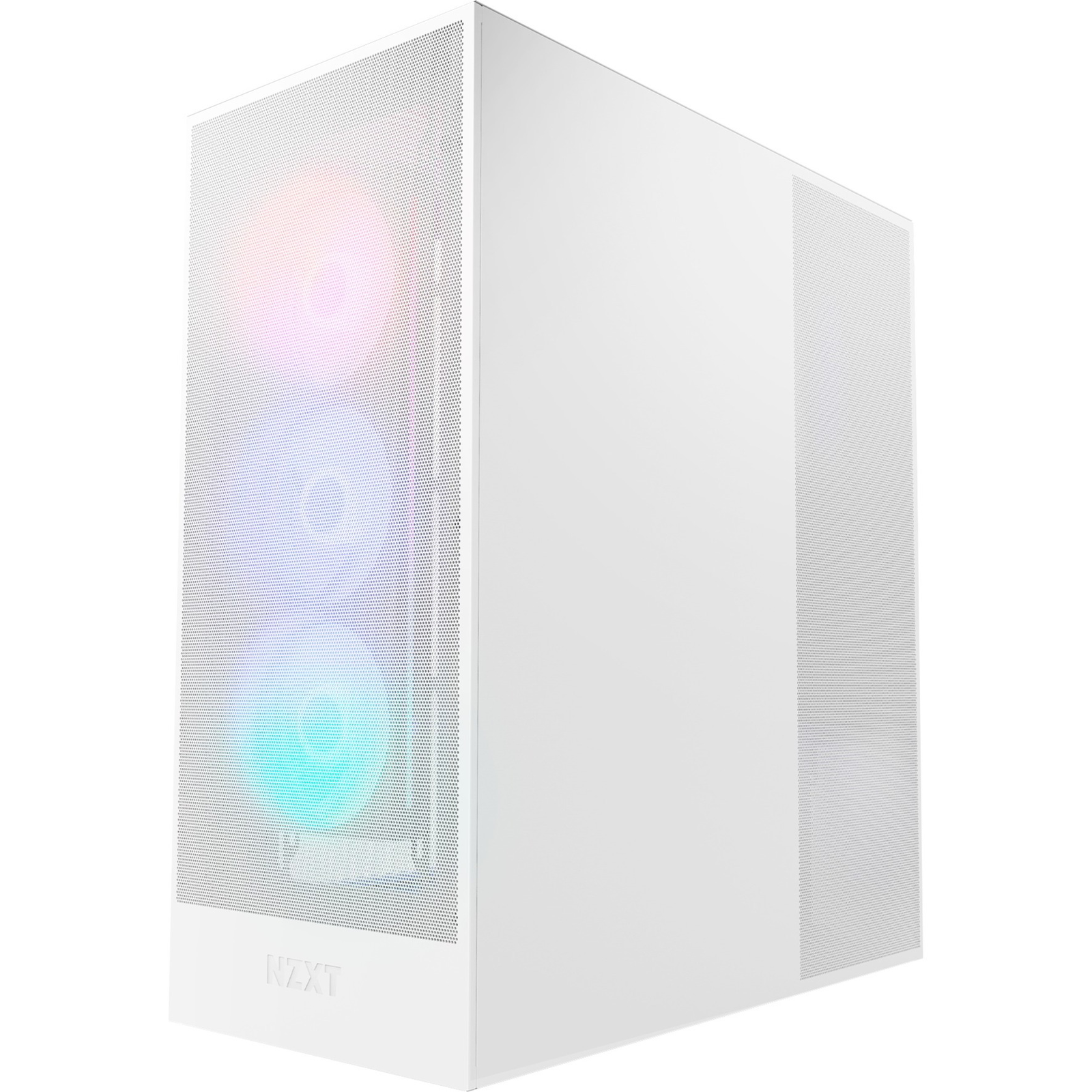 NZXT H7 Flow 2024 RGB Midi torony számítógépház - Fehér (CM-H72FW-R1)