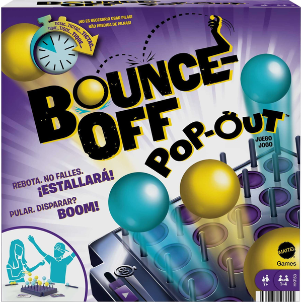 Joc de societate Mattel Bounce Off Pop Out Skill
