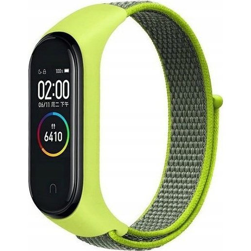 BELINE NYLONLOOP PAŠEK ZA PAŠEK ZA URO MI BAND 7/6/5/4/3, RUMEN