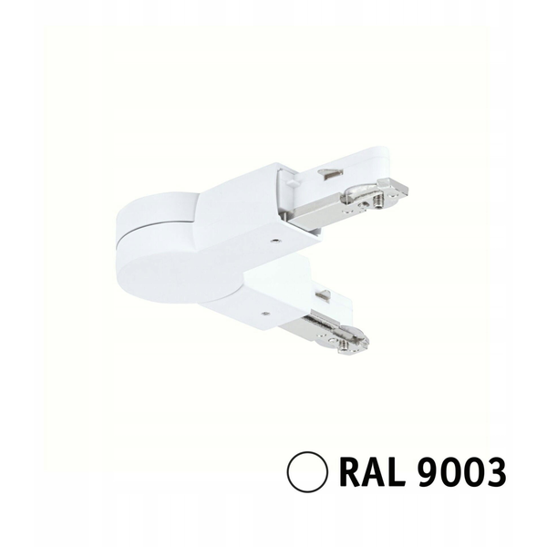 Paulmann 95649 Nagyfeszültségű sínes rendszer elemek Csuklós összekötő Jelzőfehér