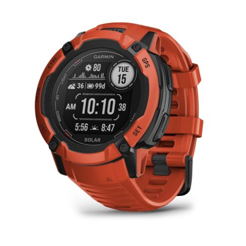 Chytré Hodinky Garmin Instinct 2x Solar červené