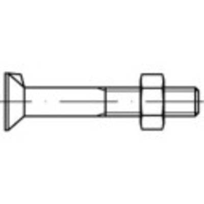 TOOLCRAFT 111657 Süllyesztett csavarok füllel M12 40 mm Külső hatlap DIN 604 Acél 100 db (111657)