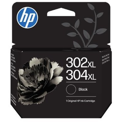 HP 302XL/304XL Black Original Ink Crtg blækpatron 1 stk Højt (XL) udbytte