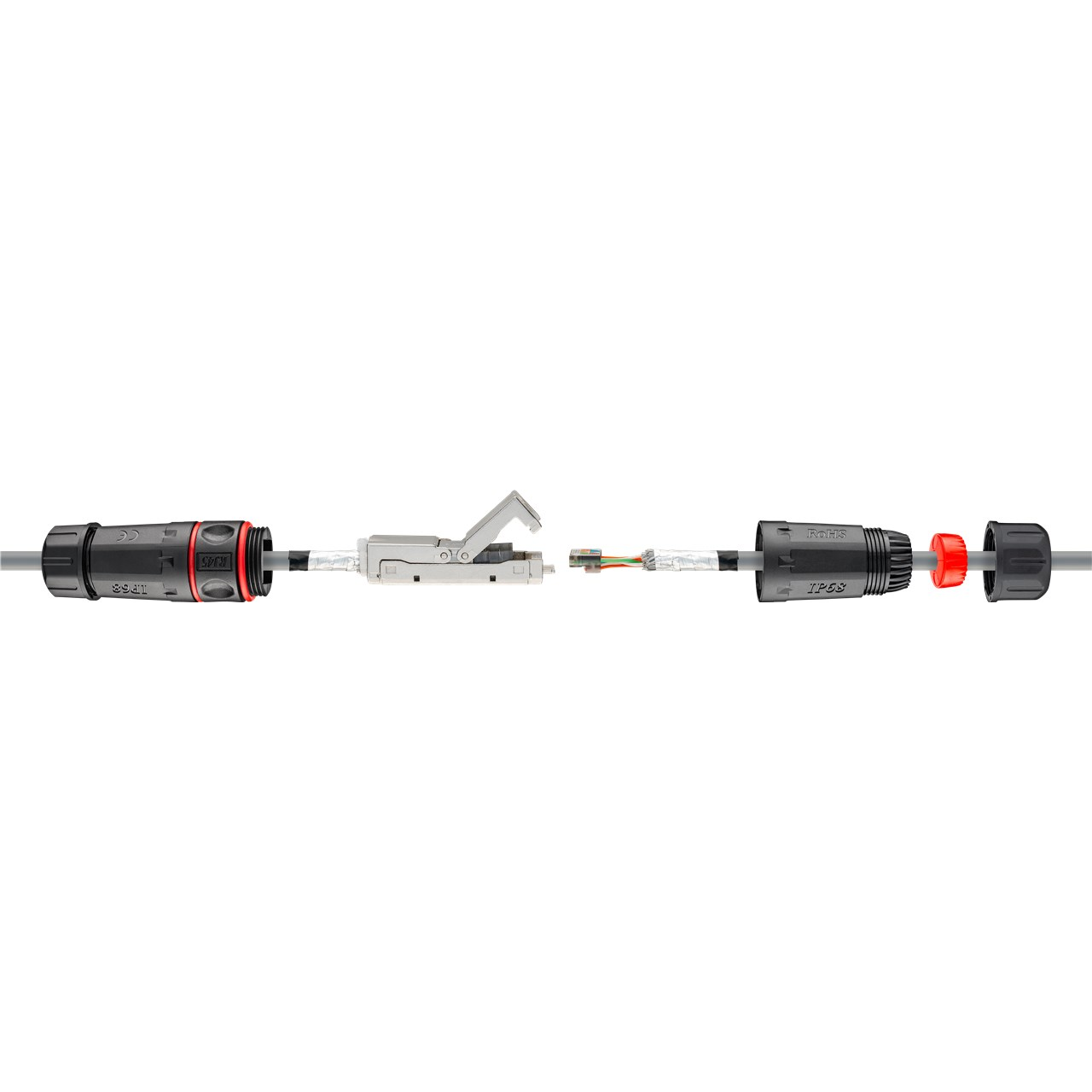 Goobay 44417 CAT6 Kültéri Kábelcsatlakozó (44417)