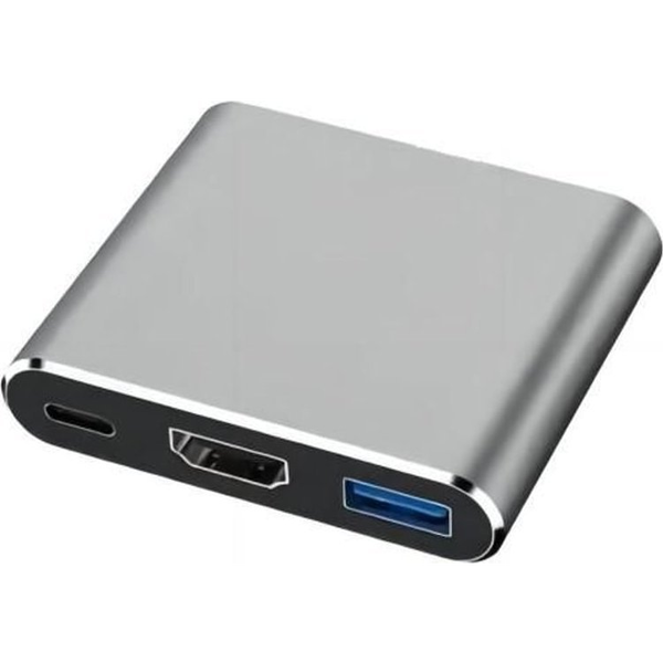 Stacja/replikator MicroConnect USB-C (MC-HUBAV1)