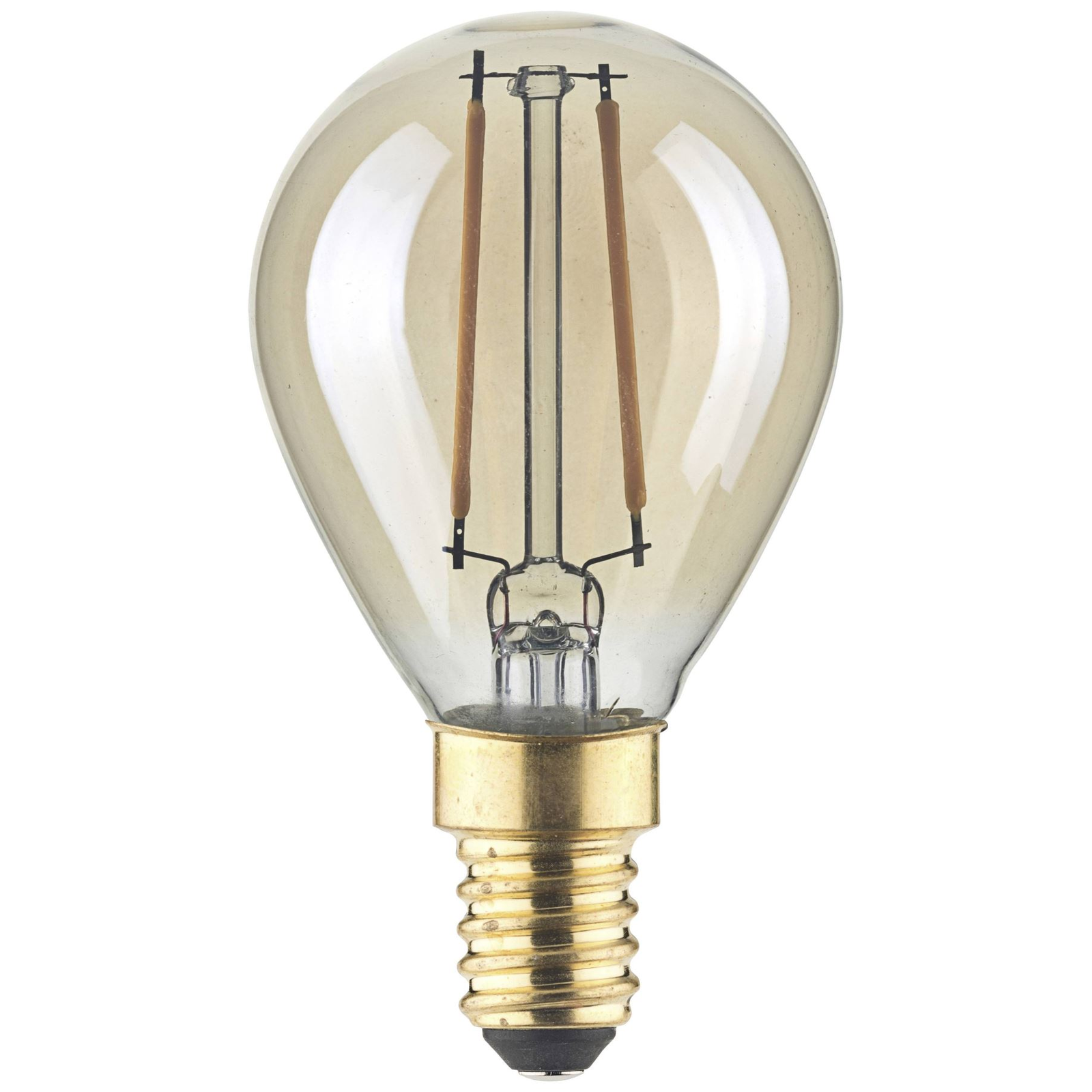 LightMe LED fényforrás csepp forma E14 4.5W borostyán (LM85054) (LM85054)