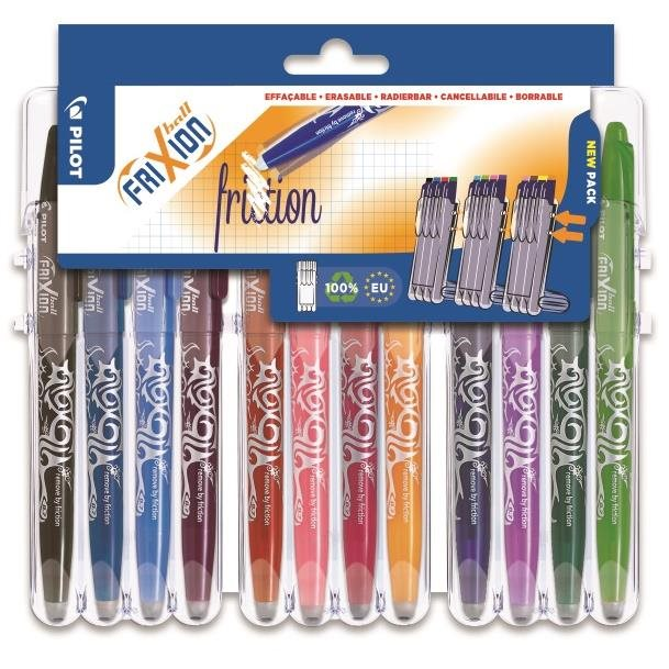 PILOT FriXion Ball 07 / 0,35 mm, Set2Go - 12 színű készlet (3131910551607)